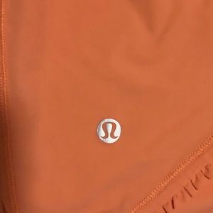 Lululemon pink cross cross muscle crop